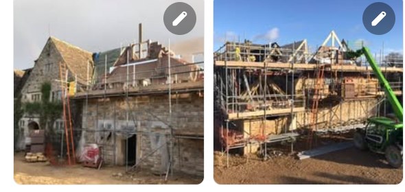 Traditional stone residential architecture