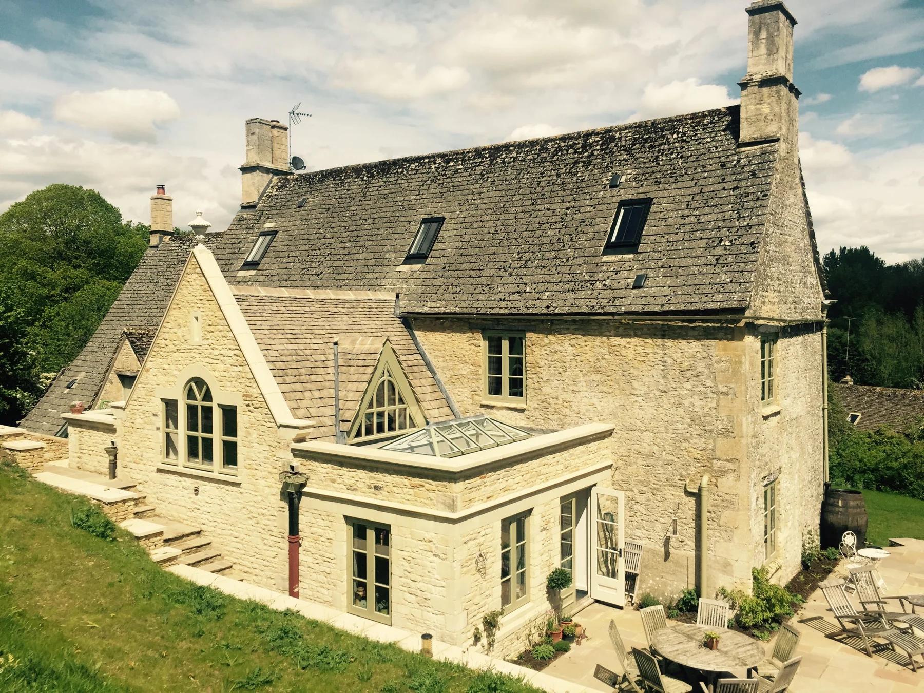 Traditional Cotswold stone house